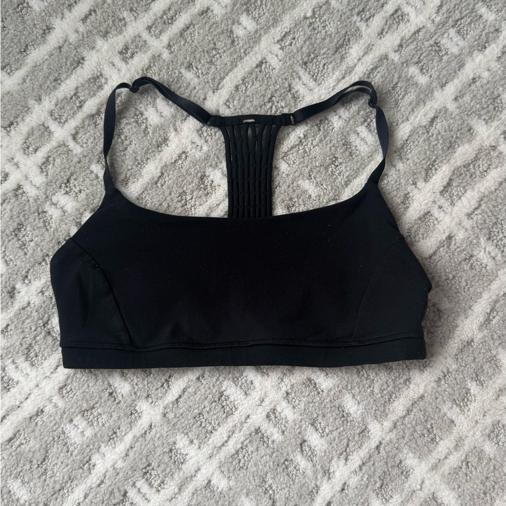 lululemon athletica Black Strappy Racerback Sports Bra